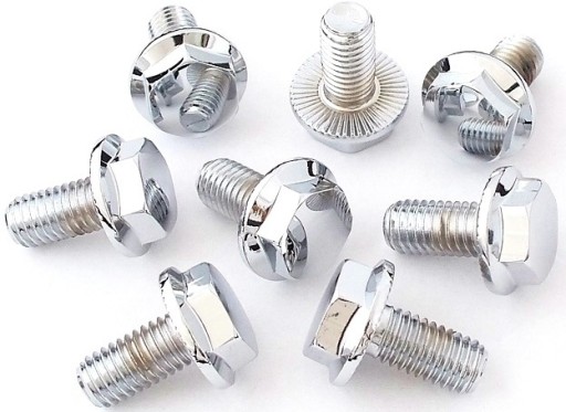 ŚRUBA KOŁNIERZOWA M 5X16 CHROMOWANE Z KOŁNIERZEM