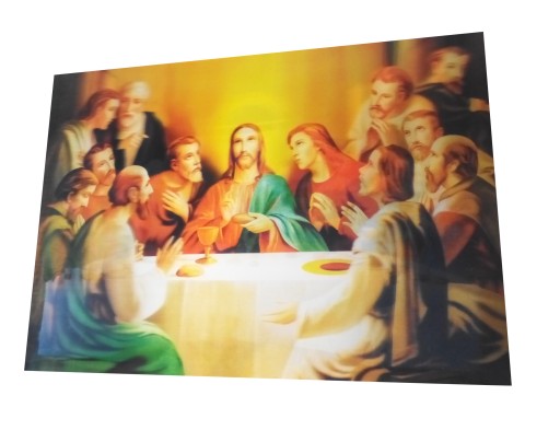 OBRAZ 3D OBRAZKI OSTATNIA WIECZERZA JEZUS 25 35