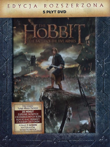 ( Hobbit BITWA PIĘCIU ARMII Wersja rozszerzon 5DVD