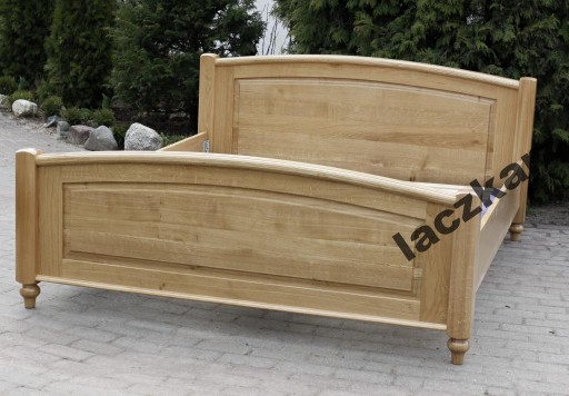 ŁÓZKO DĘBOWE LITE DREWNO 160/200