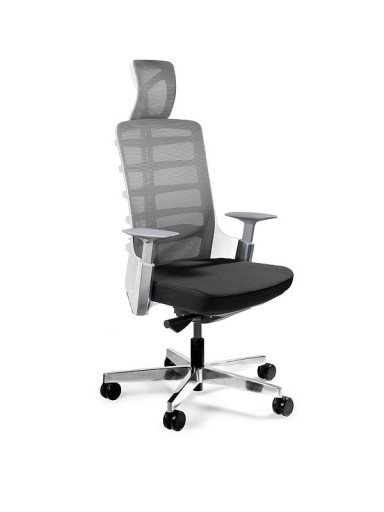 Ergonomiczny fotel Spinelly biurowy WYSOKI biały