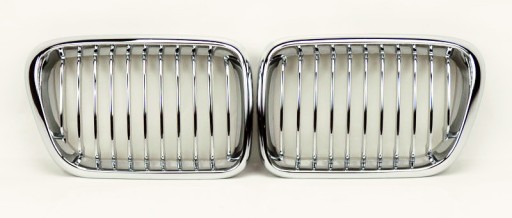 BMW 3 E36 96-00, Atrapa grill CHROM Nerka Lewa