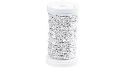 Drut karbowany metaliczny 0,3mm/50g ZŁOTO/SREBRO