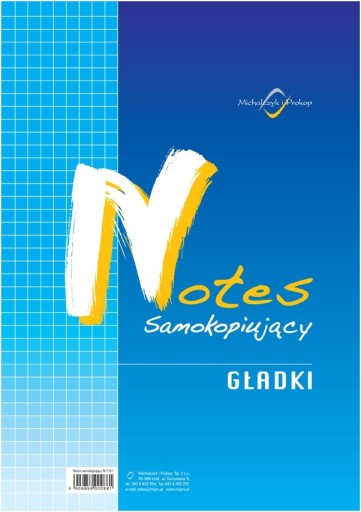 Notes samokopiujący gładki (wielokopia) MiPro A5 N-113-3 40 kartek