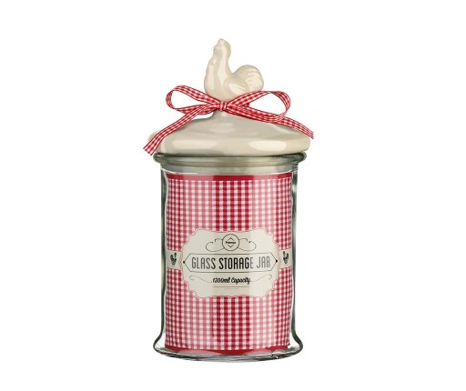 DUŻY POJEMNIK SZKLANY ROOSTER - 1300 ml