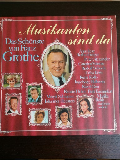 Franz GROTHE Musikanten Sind Da Box 2LP Hallstein