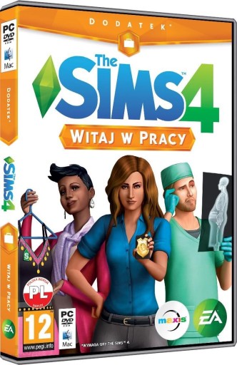 SIMSY THE SIMS 4 WITAJ W PRACY BOX PŁYTA PC PL