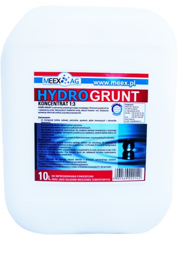 PYŁOUSZCZELNIACZ UTWARDZACZ IMPREGNAT DO BETONU HYDROGRUNT - 10L