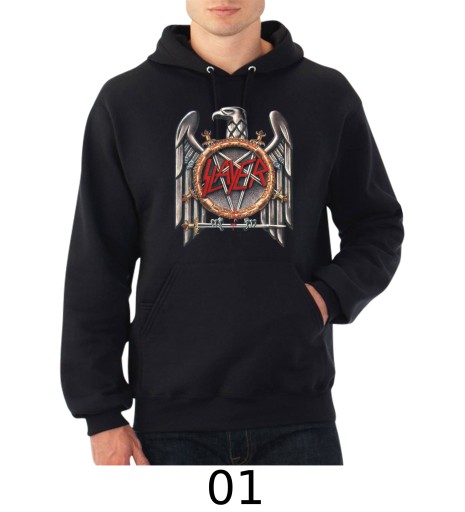 SLAYER Super Bluza z kapturem DUŻO WZORÓW L