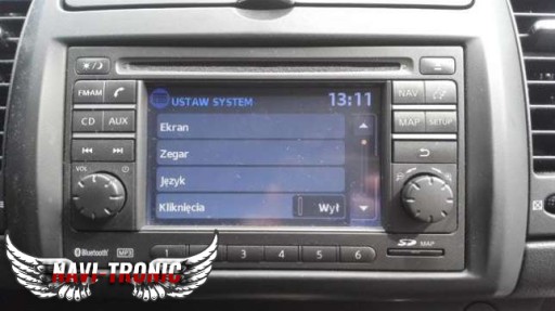 POLSKIE MENU NAWIGACJA NISSAN CONNECT LCN1 MAPY EU