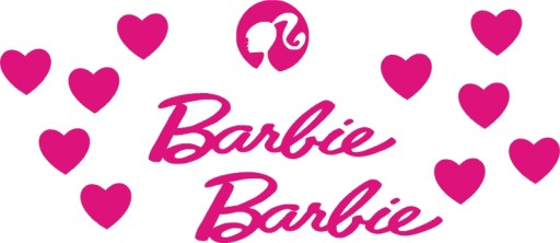 Barbie Serca naklejki rower kask hulajnoga 24-B RÓŻNE KOLORY