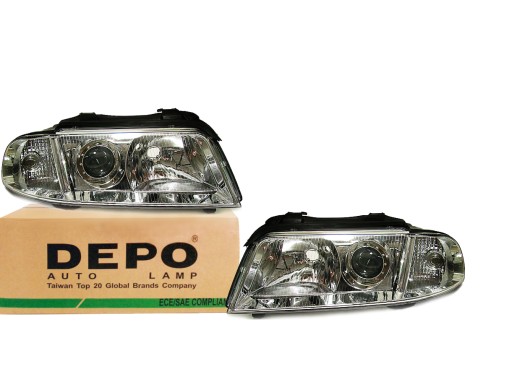 Audi A4 B5 99-01Lampy reflektory nowe L+P DEPO 2szt.