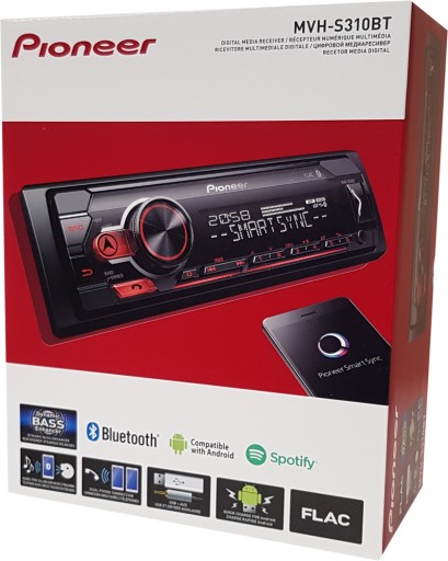 PIONEER MVH-S310BT USB BLUETOOTH RADIO SAMOCHODOWE