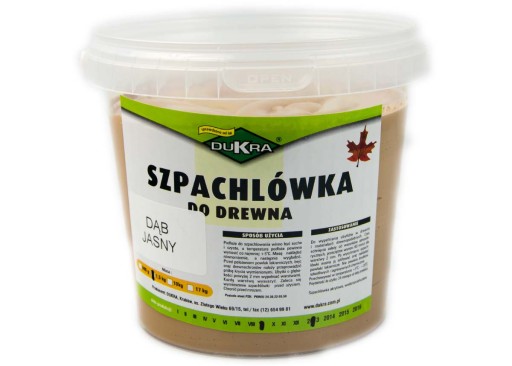 SZPACHLÓWKA SZPACHLA DO DREWNA DĄB JASNY 1,5kg