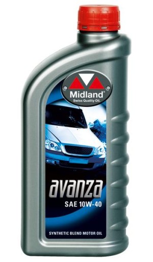 OLEJ SILNIKOWY MIDLAND AVANZA 10W40 1L SWISS MADE