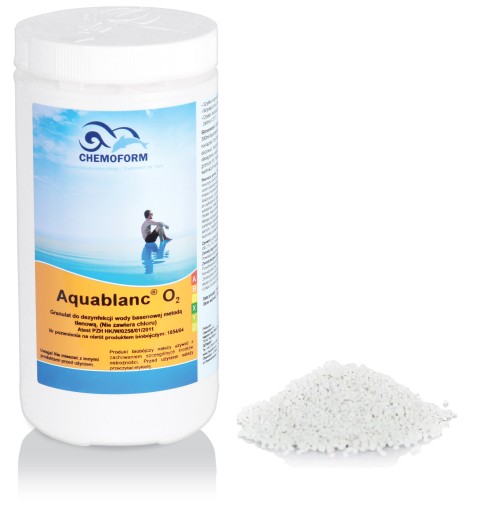 Aktywny Tlen do Basenu Jacuzzi Spa Bez Chloru AQUABLANC O2 Chemoform 1kg