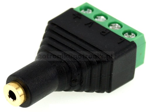 Gniazdo microjack 2,5mm 4 pin z szybkozłączem_Z278