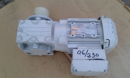 silnik elektryczny 0,6 kw motoreduktor 230 obr