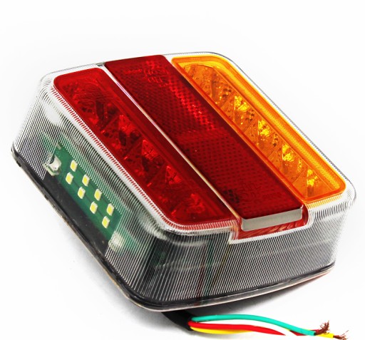 LAMPA LED TYLNA ZESPOLONA DIODOWA PRZYCZEPA 12V TRAKTOR PRZYCZEPKI LAWETY