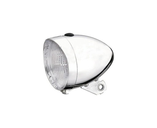 Lampka rowerowa RETRO 3 LED CHROM / HOLLAND STYLE