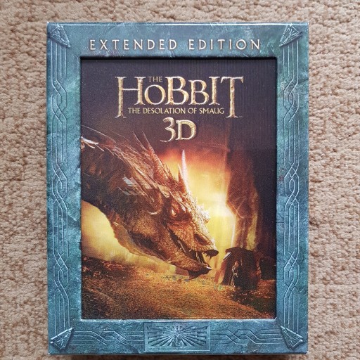 Hobbit Pustkowie Smauga 3D-2D Blu Ray