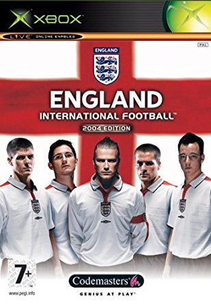 ENGLAND INTERNATIONAL FOOTBALL 2004 MICROSOFT XBOX