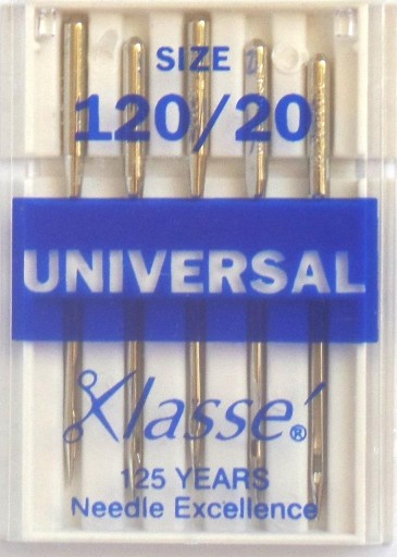 IGŁY MASZYNOWE UNIWERSALNE roz. 120 -5szt- Klasse