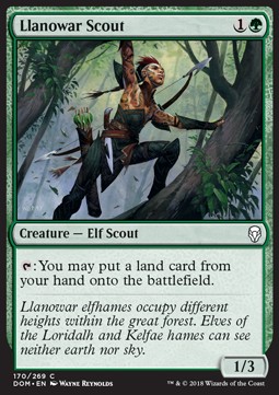 Llanowar Scout DOM *