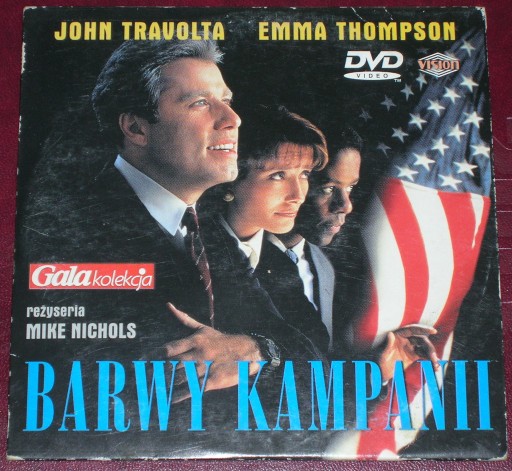 DVD BARWY KAMPANII 1998 JOHN TRAVOLTA EMMA THOMPSO