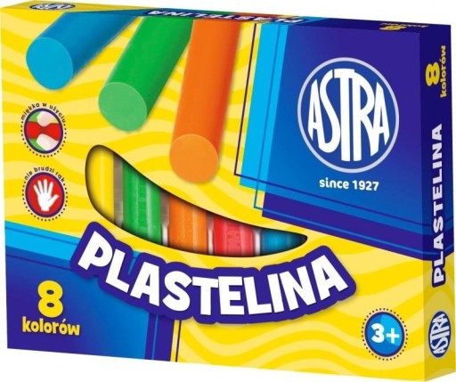 ASTRA - Plastelina 8 kolorów