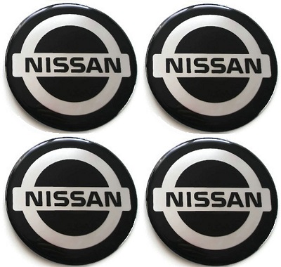 NISSAN 55mm NAKLEJKI NA FELGI DEKIELKI KOLPAKI