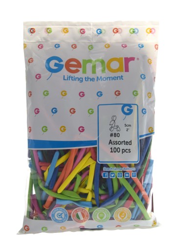 BALONY do MODELOWANIA GEMAR RURKI na urodziny 100x
