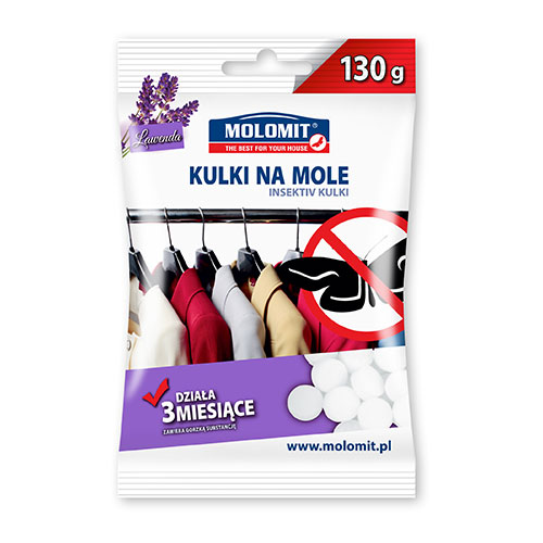 MOLOMIT KULKI ANTYMOLOWE 120G O ZAPACHU LAWENDA!!!