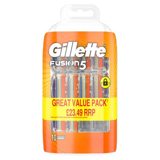 Gillette Fusion 5 nożyki / wkłady 10-pak import UK