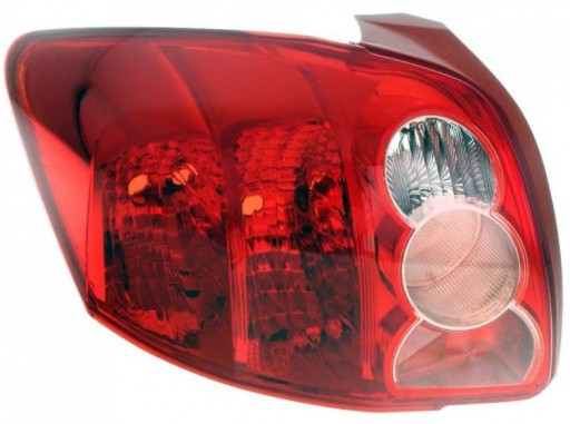 LAMPA TYLNA TYŁ TOYOTA AURIS 07-10 LEWA TYP FARBA