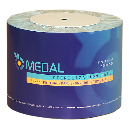 RĘKAW DO STERYLIZACJI MEDAL PŁASKI 150mm x 200m