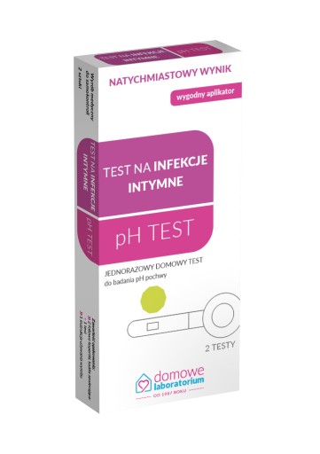 DOMOWY TEST NA INFEKCJE INTYMNE pH TEST WYNIK 10s