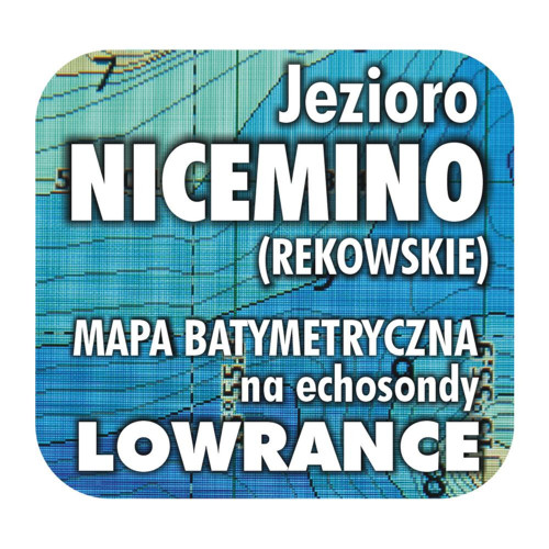 Jezioro Nicemino mapa na echosondy Lowrance