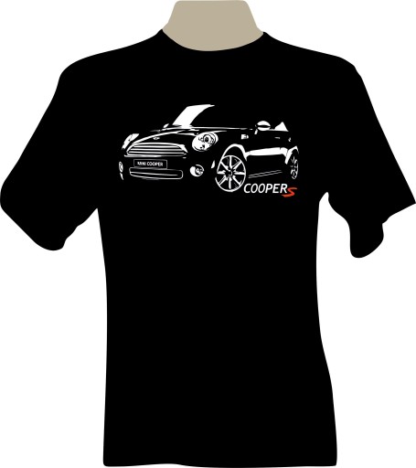 KOSZULKA T-shirt z nadrukiem fan MINI COOPER S