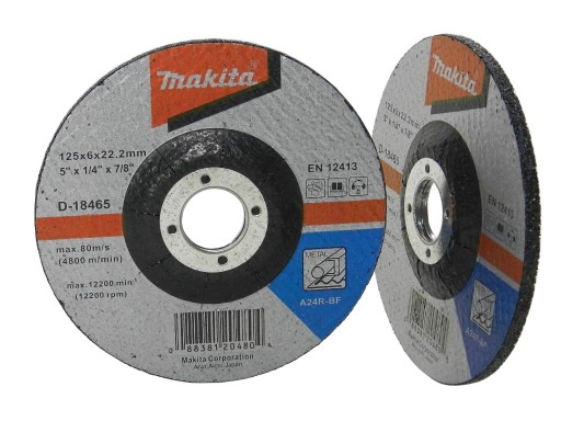 MAKITA TARCZA DO SZLIFOWANIA METALU 125mm x 6mm