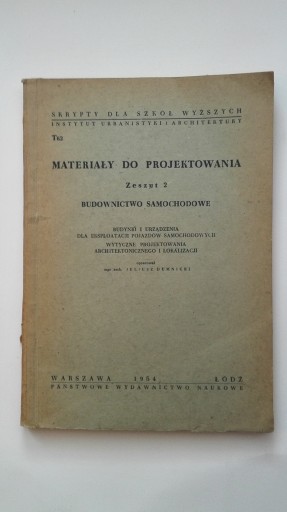 Materiały do projektowania Budownictwo samochodowe