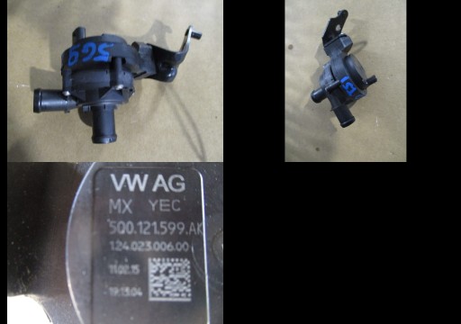 Dodatkowa Pompa wody VW Golf 7 5G0 2,0TSI