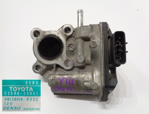 ZAWOR EGR 25800-33011 TOYOTA YARIS III 11- 1,4 D4D