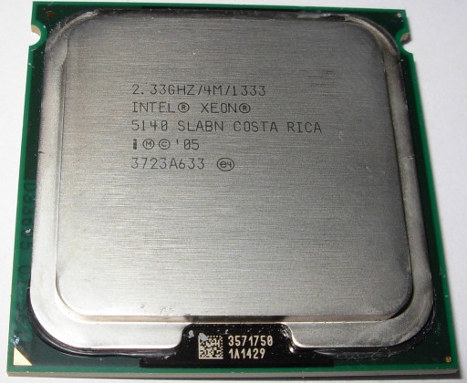 Intel XEON 5140 2x2,33GHz 4Mb 1333 SLABN