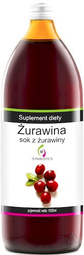 SOK NATURALNY Z ŻURAWINY 1000ML BEZ DODATKÓW 1L !