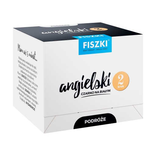 FISZKI OBRAZKOWE – angielski – Podróże – krok 2 (A2)