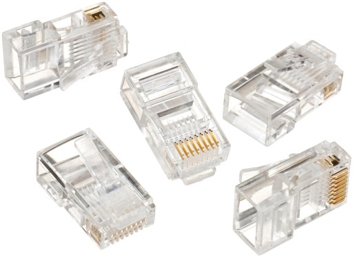 100x RJ-45 WTYK LINKA WTYKI RJ45 KOŃCÓWKI 100szt.