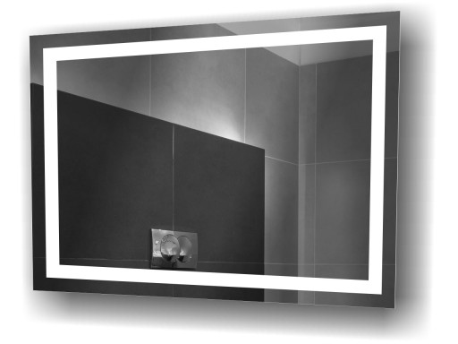 Lustro podświetlane LED VE 80x60 cm ECOLight ALU