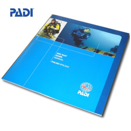 Podręcznik, książka PADI Dry Suit Diver wersja PL