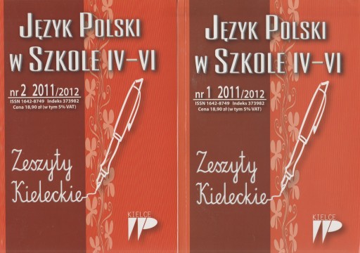 46x JĘZYK POLSKI W SZKOLE IV-VI roczniki 2000-2012